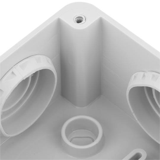 Waterproof box with square surface IP54 150x150x70mm