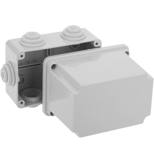 Boîtier étanche à surface rectangulaire IP54 80x120x120mm