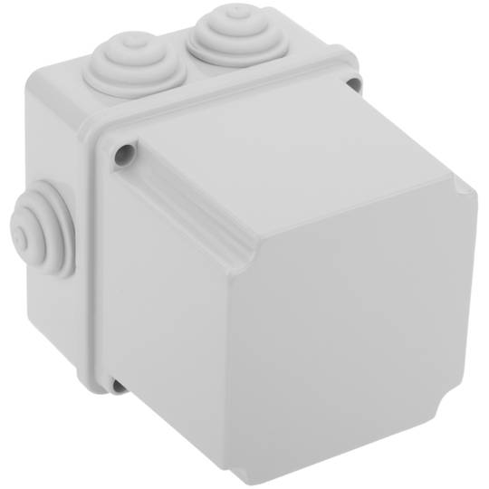 Waterproof box with square surface IP54 100x100x120mm