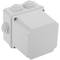 Waterproof box with square surface IP54 100x100x120mm