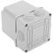 Waterproof box with square surface IP54 100x100x120mm
