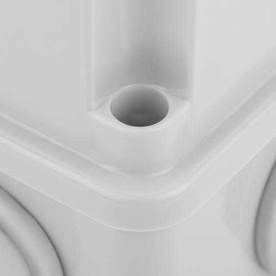Waterproof box with square surface IP54 100x100x120mm