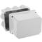 Caixa estanca de superfície rectangular IP54 150x110x140mm