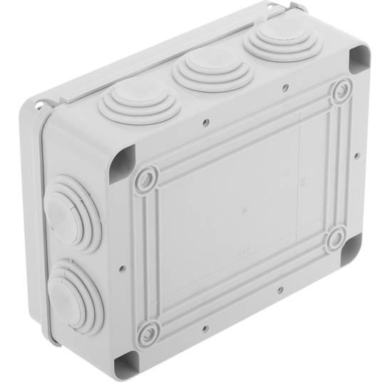 Waterdichte doos oppervlakte rechthoekig IP54 190x145x80mm