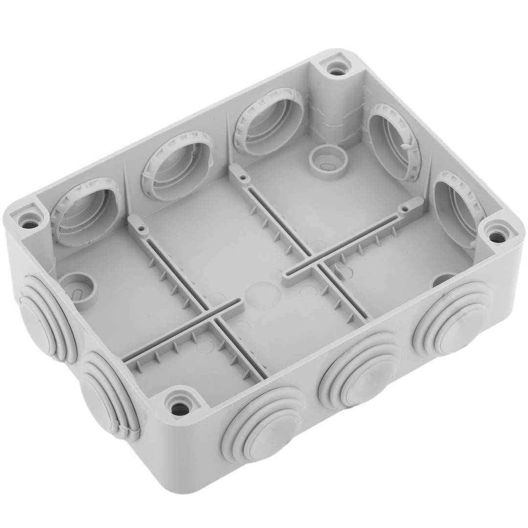 Waterdichte doos oppervlakte rechthoekig IP54 190x145x80mm