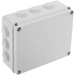 Caixa estanca de superfície rectangular IP54 250x200x90mm