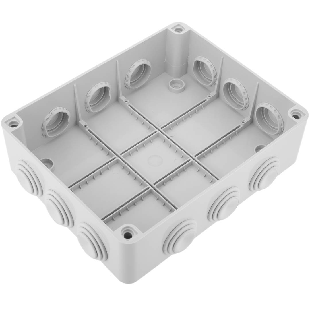 Caja estanca de superficie rectangular IP55 200 x 155 x 80 mm - Cablematic