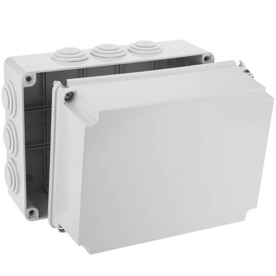 Caixa à prova d'água com superfície retangular IP54 310x230x180mm