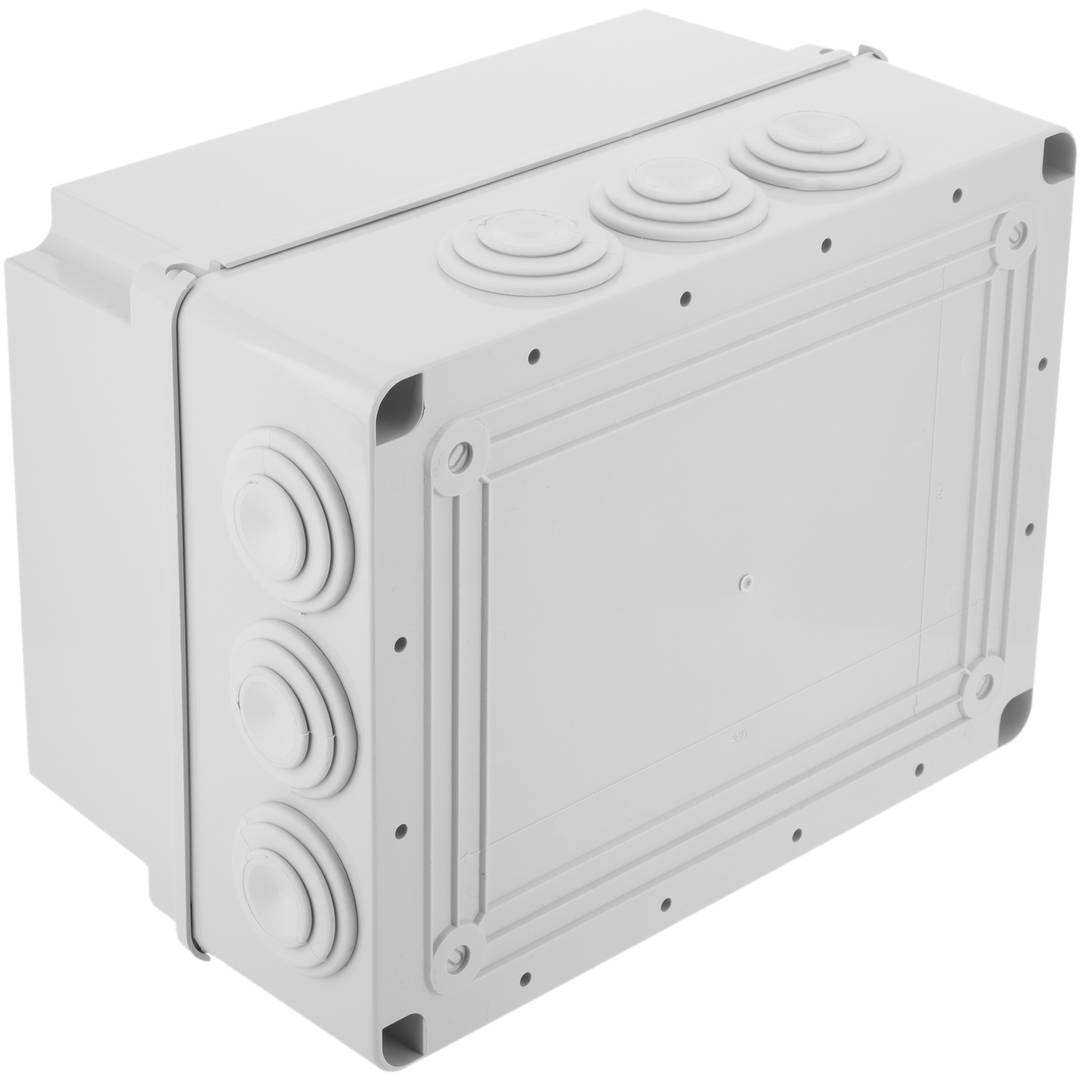 Caixa à prova d'água com superfície retangular IP54 310x230x180mm