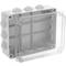 Wasserdichte Box mit transparenter rechteckiger Oberfläche IP65 250x200x90mm
