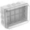 Caja estanca de superficie rectangular transparente IP65 310x230x130mm