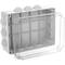 Caja estanca de superficie rectangular transparente IP65 310x230x130mm