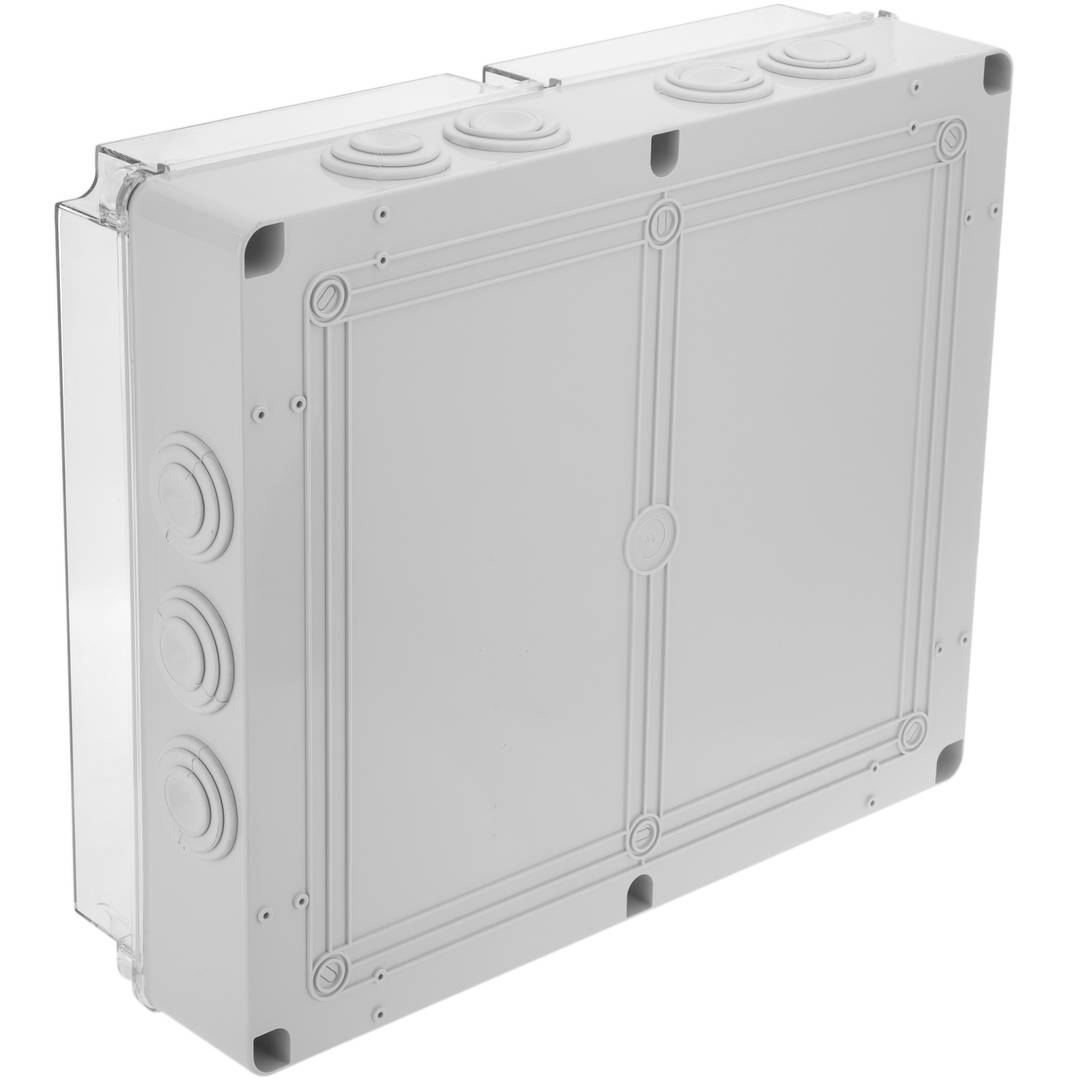Waterproof Box With Transparent Rectangular Surface IP65 480x400x120mm 