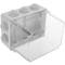 Caja estanca de superficie rectangular transparente IP65 150x110x140mm