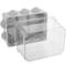 Caja estanca de superficie rectangular transparente IP65 150x110x140mm