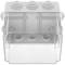 Caja estanca de superficie rectangular transparente IP65 150x110x140mm