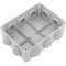 Caja estanca de superficie rectangular transparente IP65 150x110x140mm