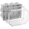 Scatola stagna con superficie rettangolare trasparente IP65 190x145x160mm