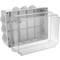 Caja estanca de superficie rectangular transparente IP65 310x230x180mm