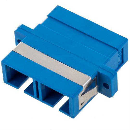 Acoblador de fibra òptica SC a SC monomode dúplex