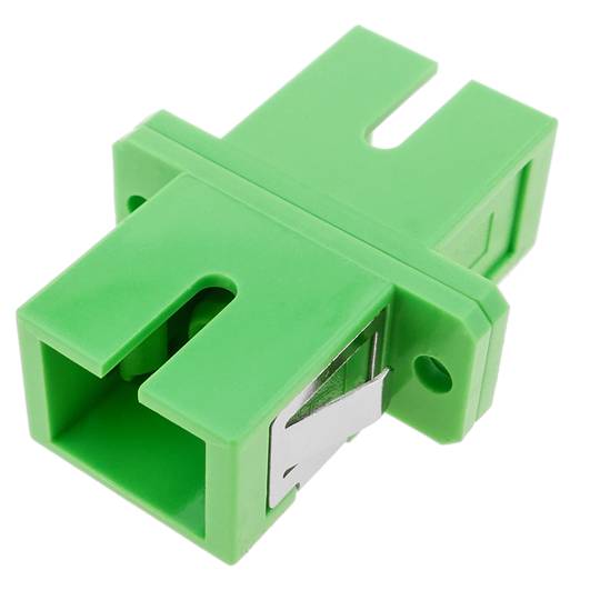 Fiber optic coupler SC/APC to SC/APC singlemode simplex