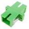 Fiber optic coupler SC/APC to SC/APC singlemode simplex