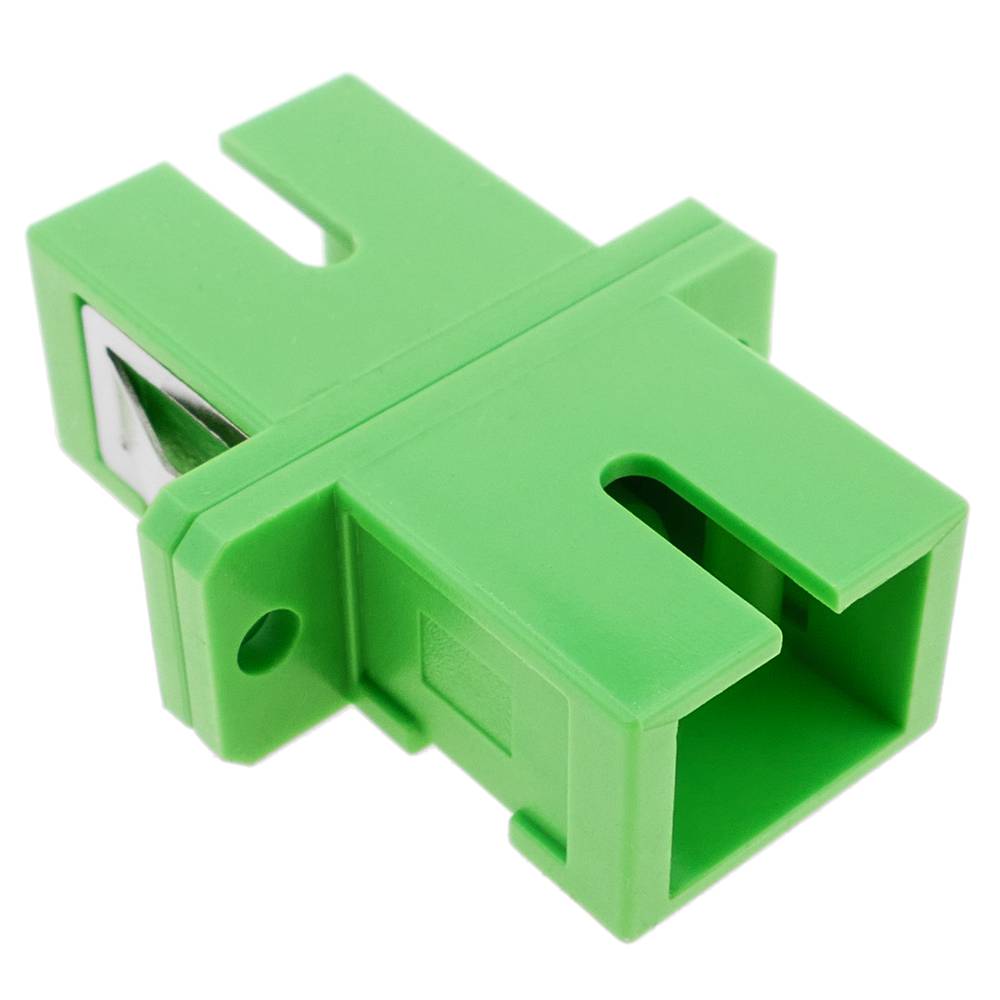 Fiber optic coupler SC/APC to SC/APC singlemode simplex