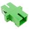 Fiber optic coupler SC/APC to SC/APC singlemode simplex