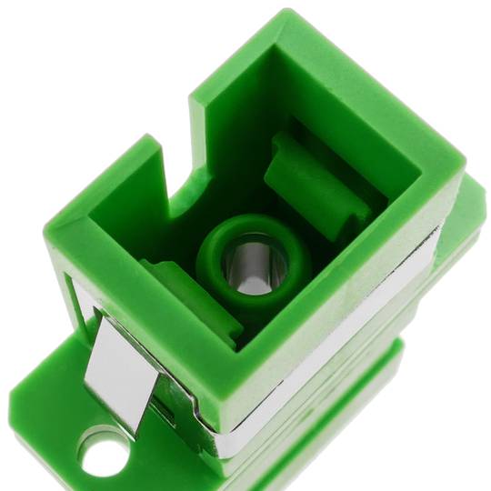 Fiber optic coupler SC/APC to SC/APC singlemode simplex