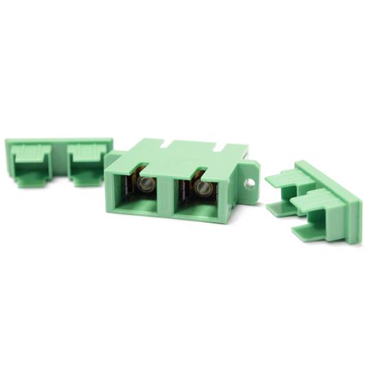 Fibre optique coupleur SC/APC à SC/APC monomode duplex