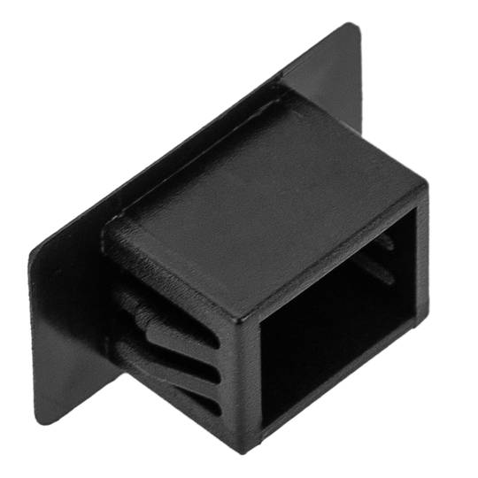 Protezione nera per connettori SC Simplex o LC Duplex per connettori femmina