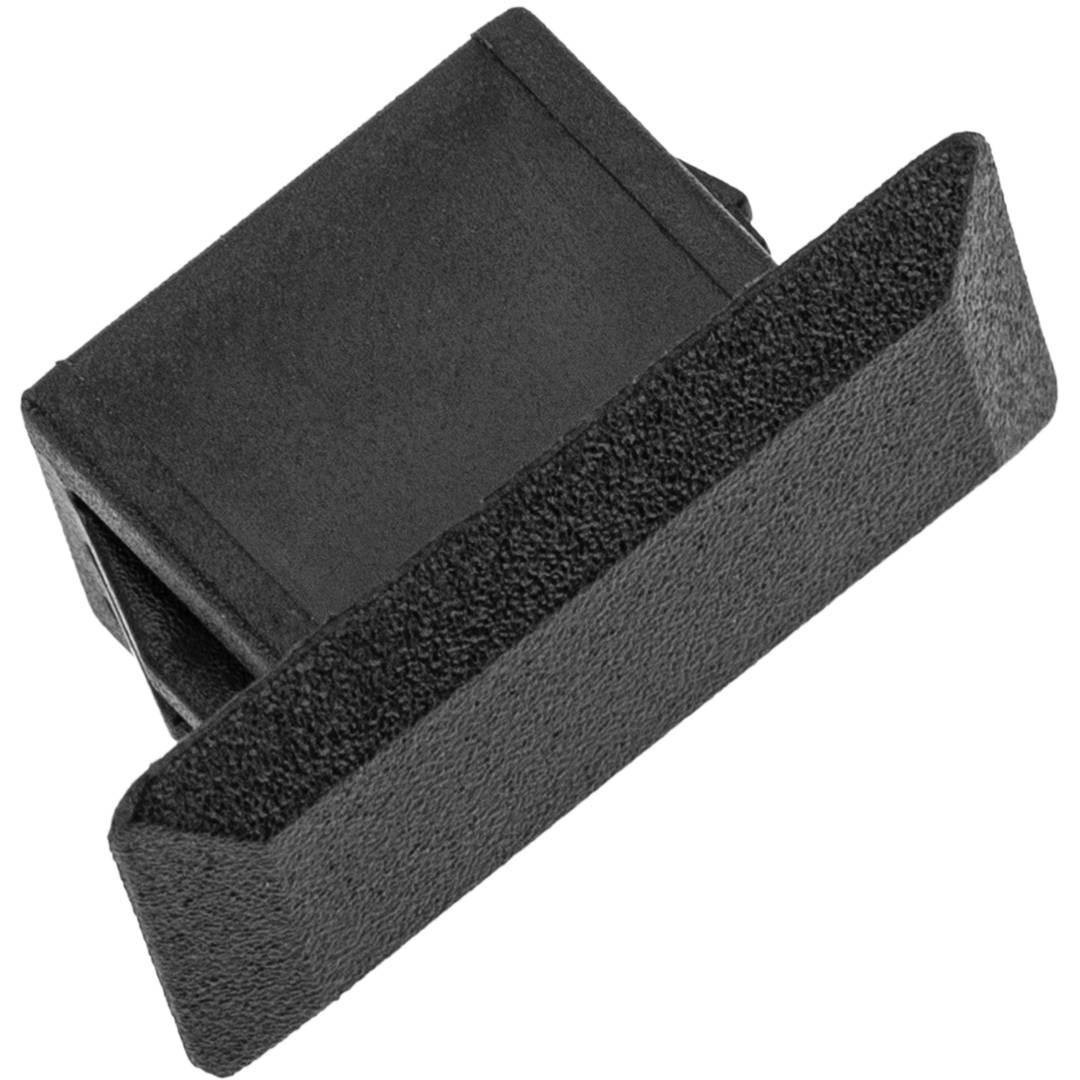 Protezione nera per connettori SC Simplex o LC Duplex per connettori femmina