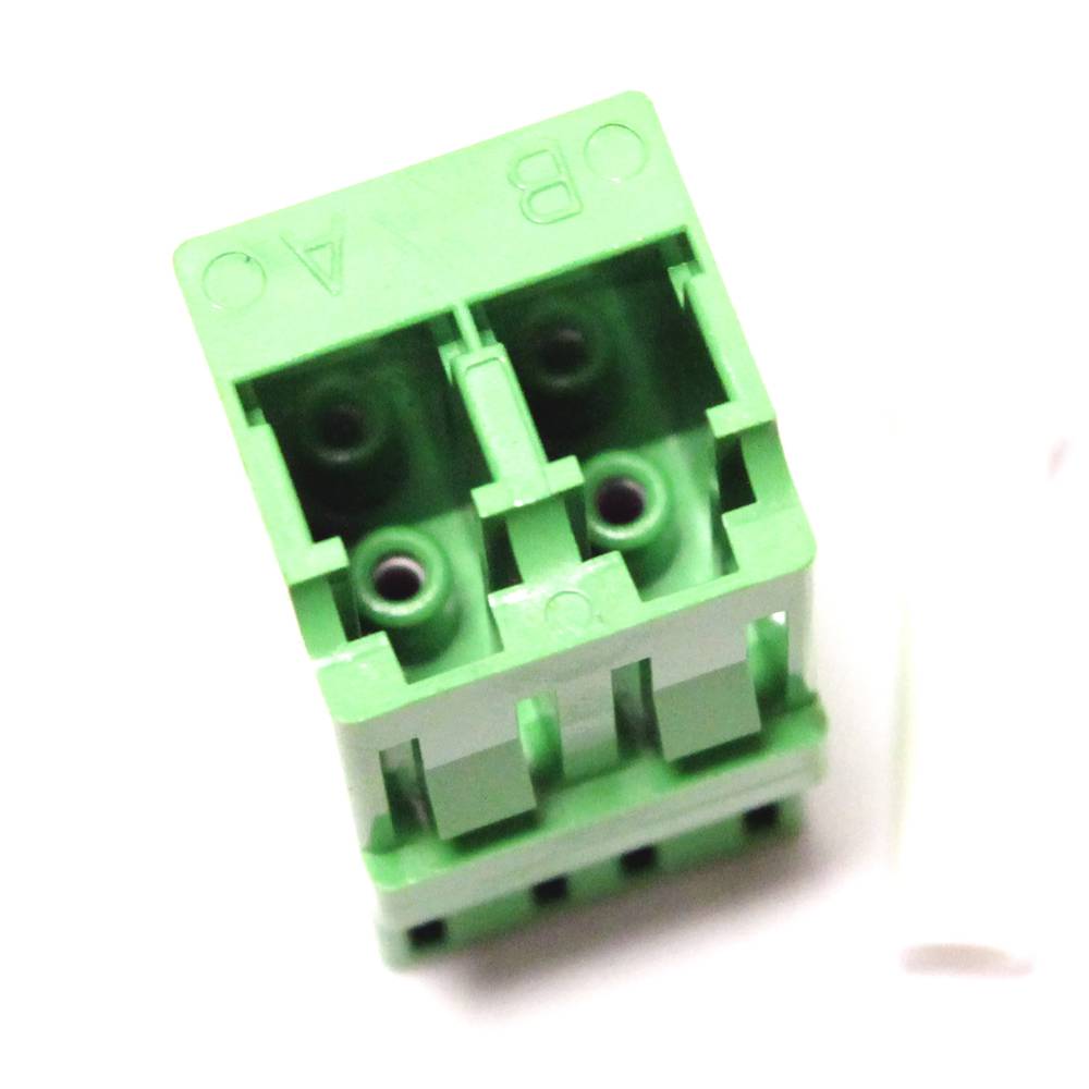 Accoppiatore fibra ottica LC/APC a LC/APC monomodale duplex