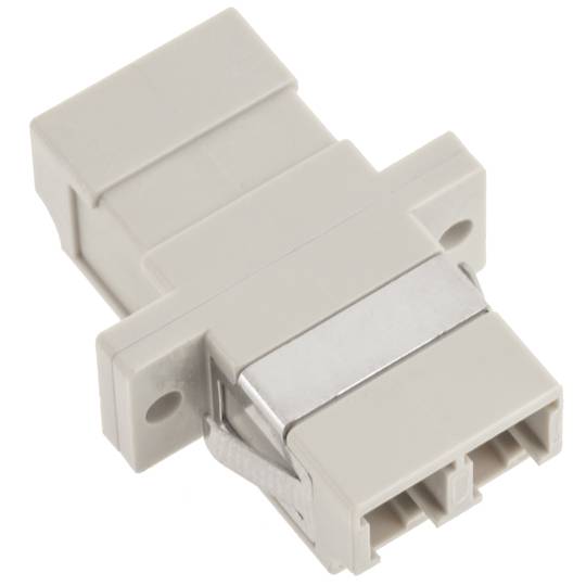 Acoplador de fibra óptica LC para LC duplex multimodo