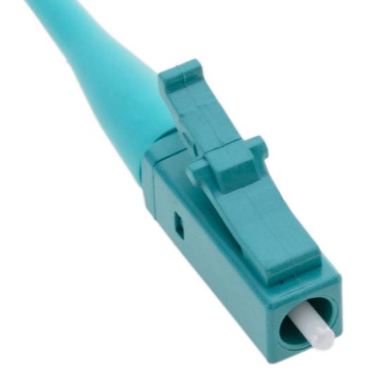 MM LC/PC OM3 Glasfaser-Pigtail-Kabel, 2 m, türkisfarben