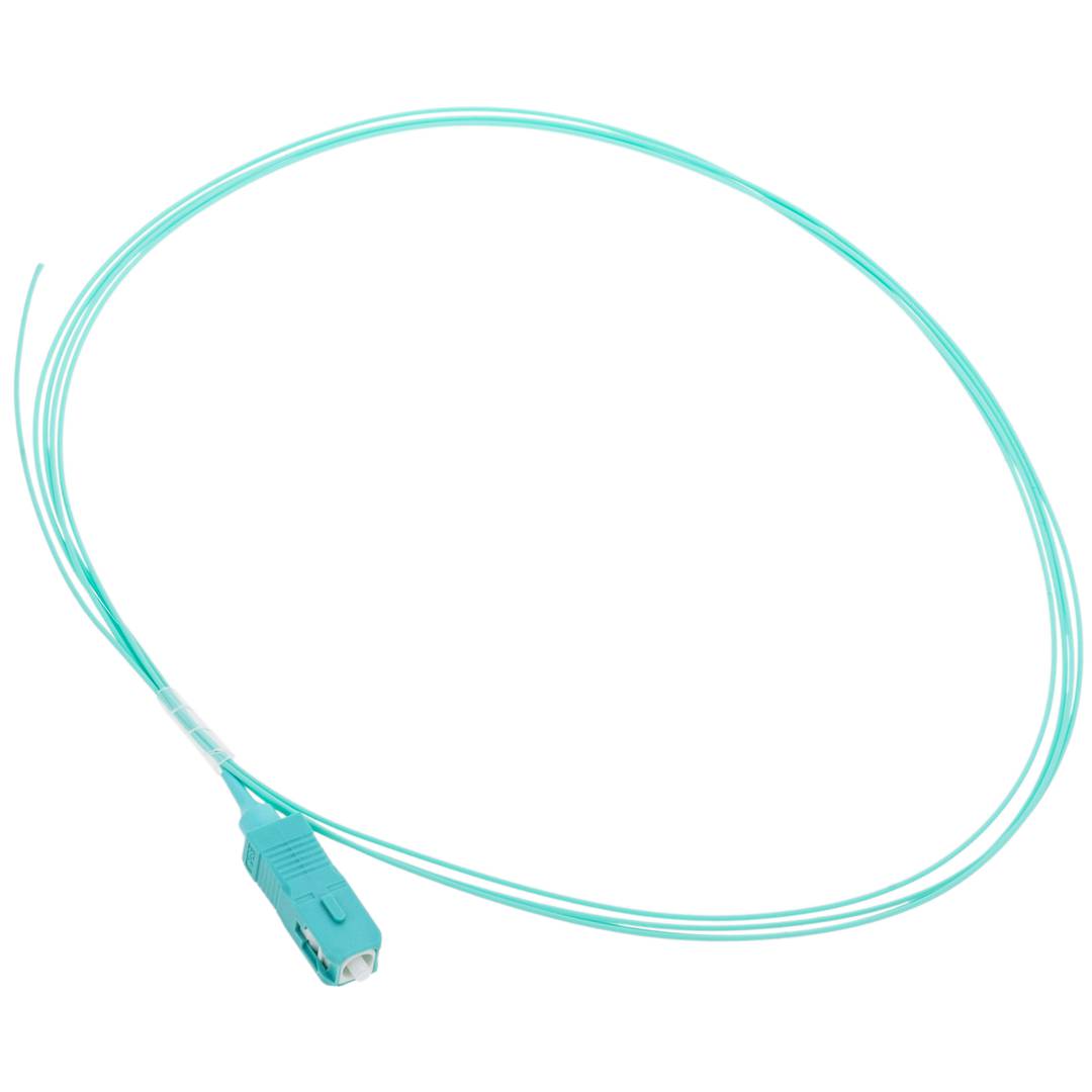 Rabo de porco SC para SC simplex 50/125 multimodo 0,9 mm OM3 2 m