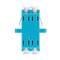 Adattatore per fibra ottica turchese Lanberg MM LC/UPC duplex OM3 FA-LCUP-MD31-0001-TQ