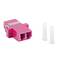 Lanberg LC/UPC duplex OM4 paarse glasvezeladapter FA-LCUP-MD41-0001-VT