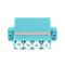Lanberg MM LC/UPC quad OM3 turquoise fiber optic adapter FA-LCUP-MQ31-0001-TQ