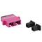 Lanberg MM SC/UPC duplex OM4 violet fiber optic adapter FA-SCUP-MD41-0001-VT