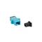 Lanberg MM SC/UPC Simplex OM3 turquoise glasvezeladapter FA-SCUP-MS31-0001-TQ