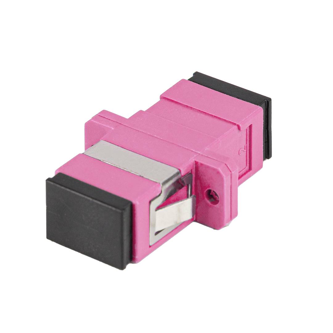 Lanberg MM SC/UPC Simplex OM4 Violet Adaptateur Fibre Optique FA-SCUP-MS41-0001-VT