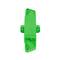 Lanberg SM E2000/APC adaptador de fibra óptica simplex verde FA-E200-SS01-0001-GN