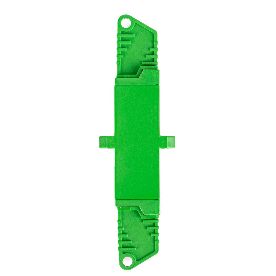 Lanberg SM E2000/APC adaptador de fibra óptica simplex verde FA-E200-SS01-0001-GN