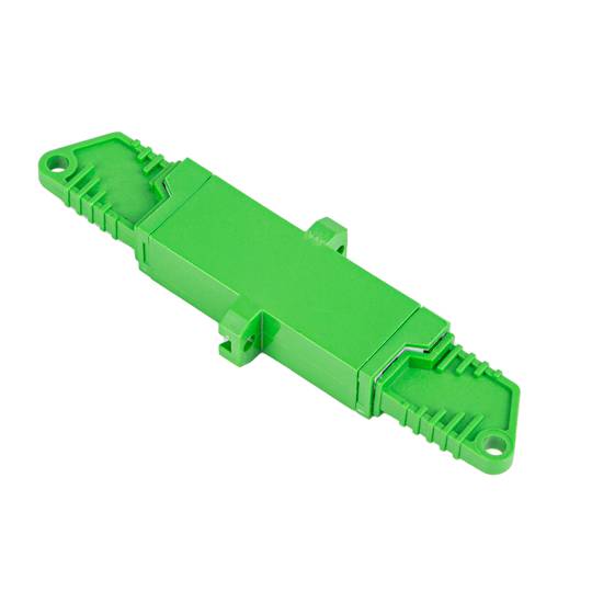 Lanberg SM E2000/APC adaptador de fibra óptica simplex verde FA-E200-SS01-0001-GN