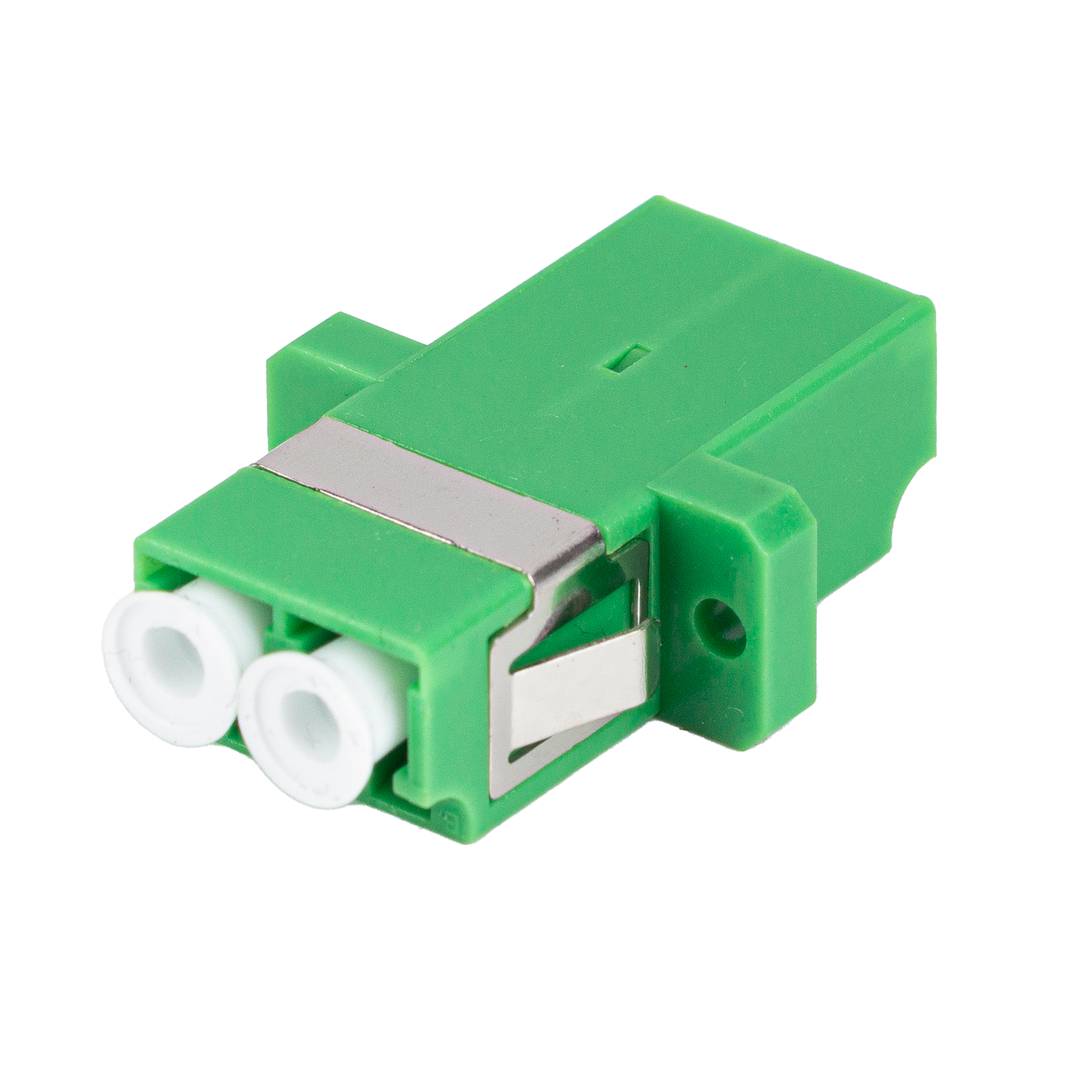 Lanberg SM LC/APC glasvezeladapter duplex groen FA-LCAP-SD01-0001-BU