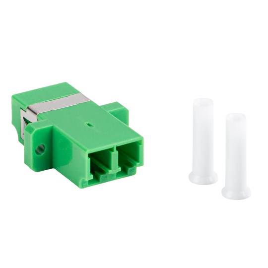 Lanberg SM LC/APC glasvezeladapter duplex groen FA-LCAP-SD01-0001-BU