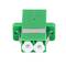 Lanberg SM LC/APC glasvezeladapter duplex groen FA-LCAP-SD01-0001-BU
