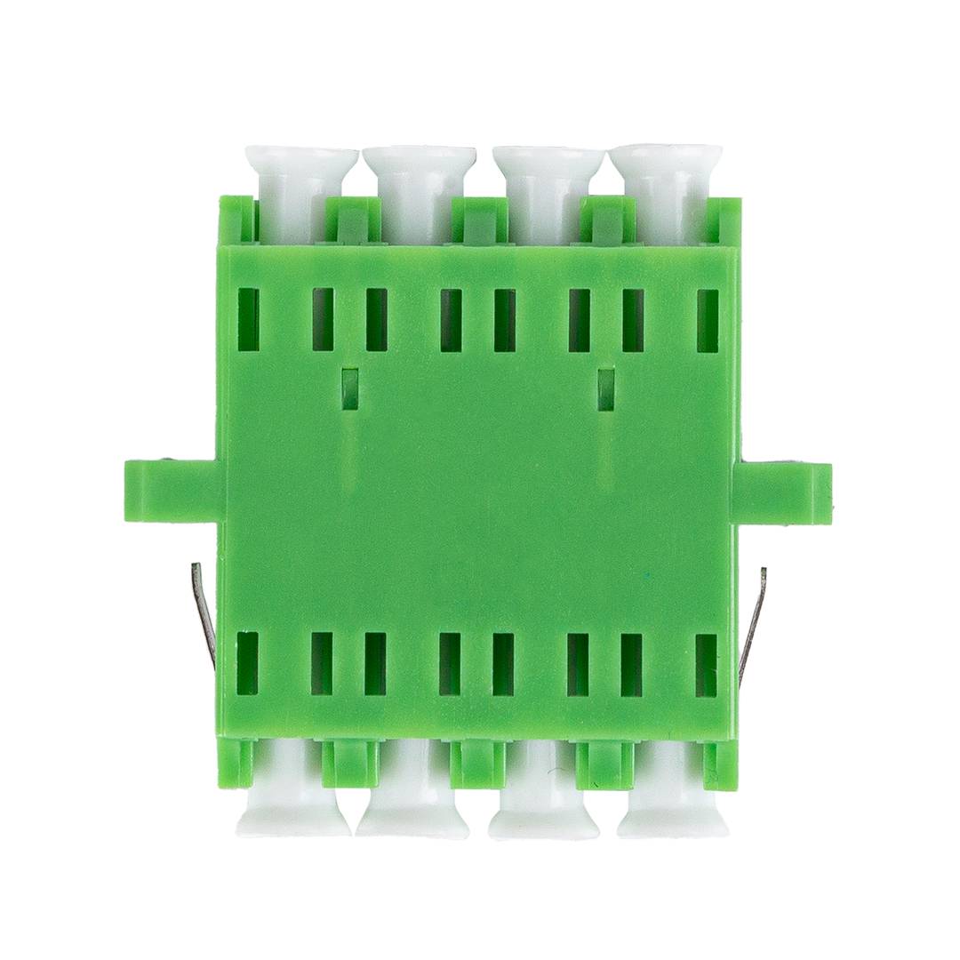 Lanberg SM LC/APC quad adaptateur fibre optique vert FA-LCAP-SQ01-0001-BU