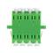 Lanberg SM LC/APC quad adaptateur fibre optique vert FA-LCAP-SQ01-0001-BU